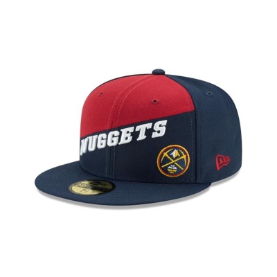 Sapca New Era Denver Nuggets NBA Color Split 59FIFTY Fitted - Albastri